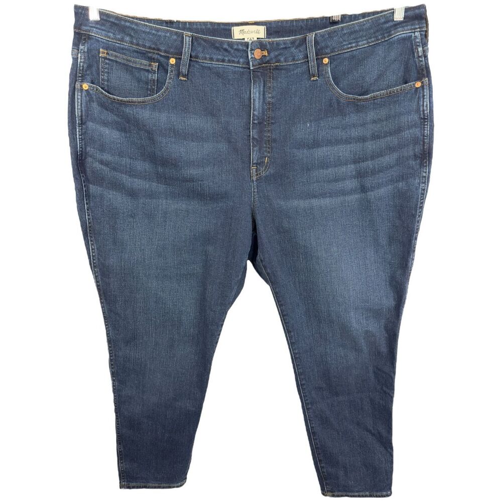 Madewell Plus Size 28W Jeans‎ Skinny Dark Wash Stretch Denim High Rise 563
